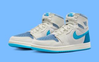 Now Available // Air Jordan 1 Zoom CMFT 2 "Dark Powder Blue"