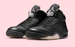 Official Images // PSG x Air Jordan 5 "Off-Noir"