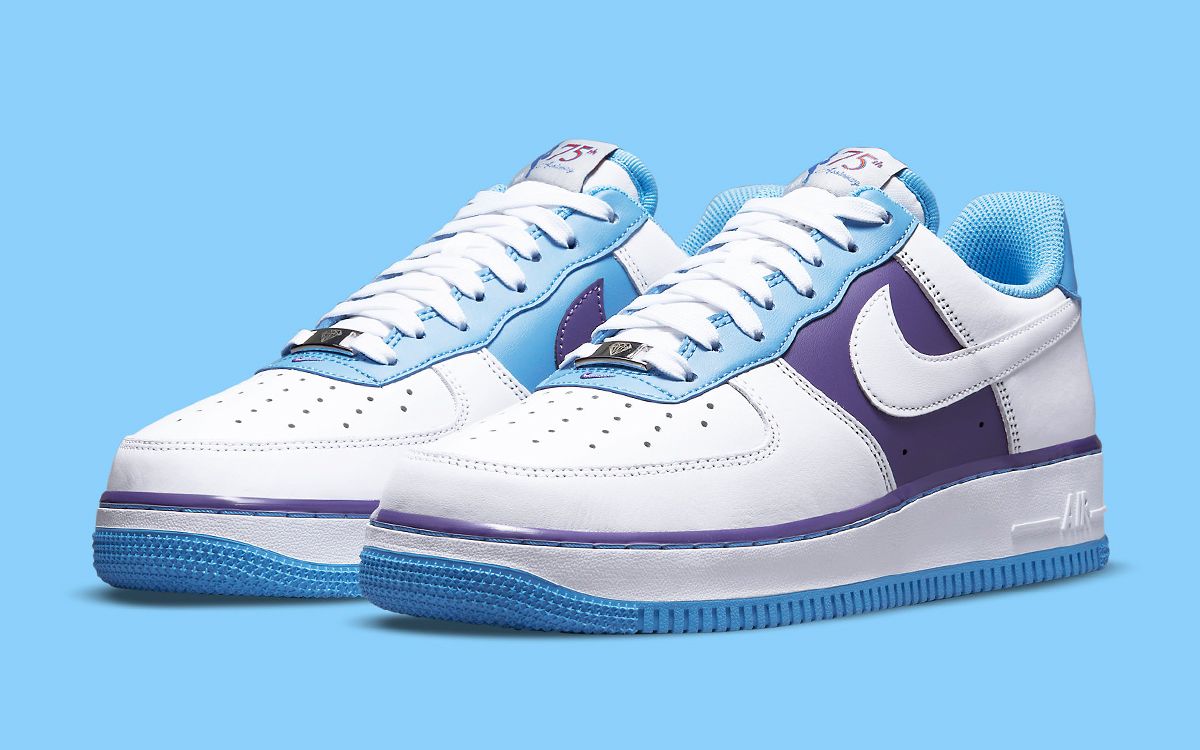 Nike air force store 1 nba purple