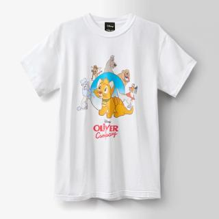 Oliver Company Disney Bobby Kim T-Shirt for Adults in White
