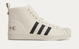 Thug Club x Adidas Superstar Boot Luxe "Off White" collaboration.