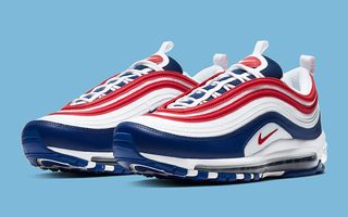 nike air max 97 white navy red cw5584 100 release date info