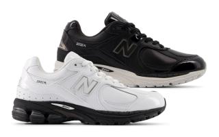 New Balance 2002R "Leather Pack" in Black/White and White/Black