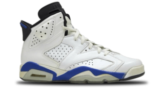 Original Air Jordan 6 "Sport Blue" release from 1991. Photo via GOAT.