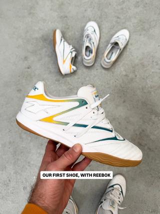 StreetX x Reebok Sidewinder Indoor. Photo via StreetX.