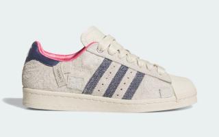 MENACE x Adidas Superstar "Wonder White" collaboration.