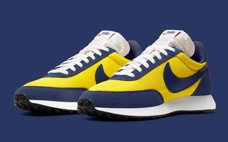 nike air tailwind 79 michigan speed yellow navy 487754 702 release date info