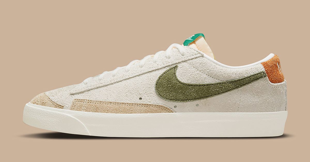 suede nike blazer low