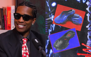 A$AP Rocky, PUMA Mostro 3.D Mule by the Harlem-raised artist.