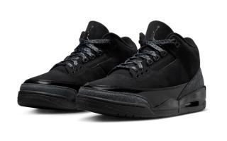 Official Images // Air Jordan 3 “Black Cat” (2025)