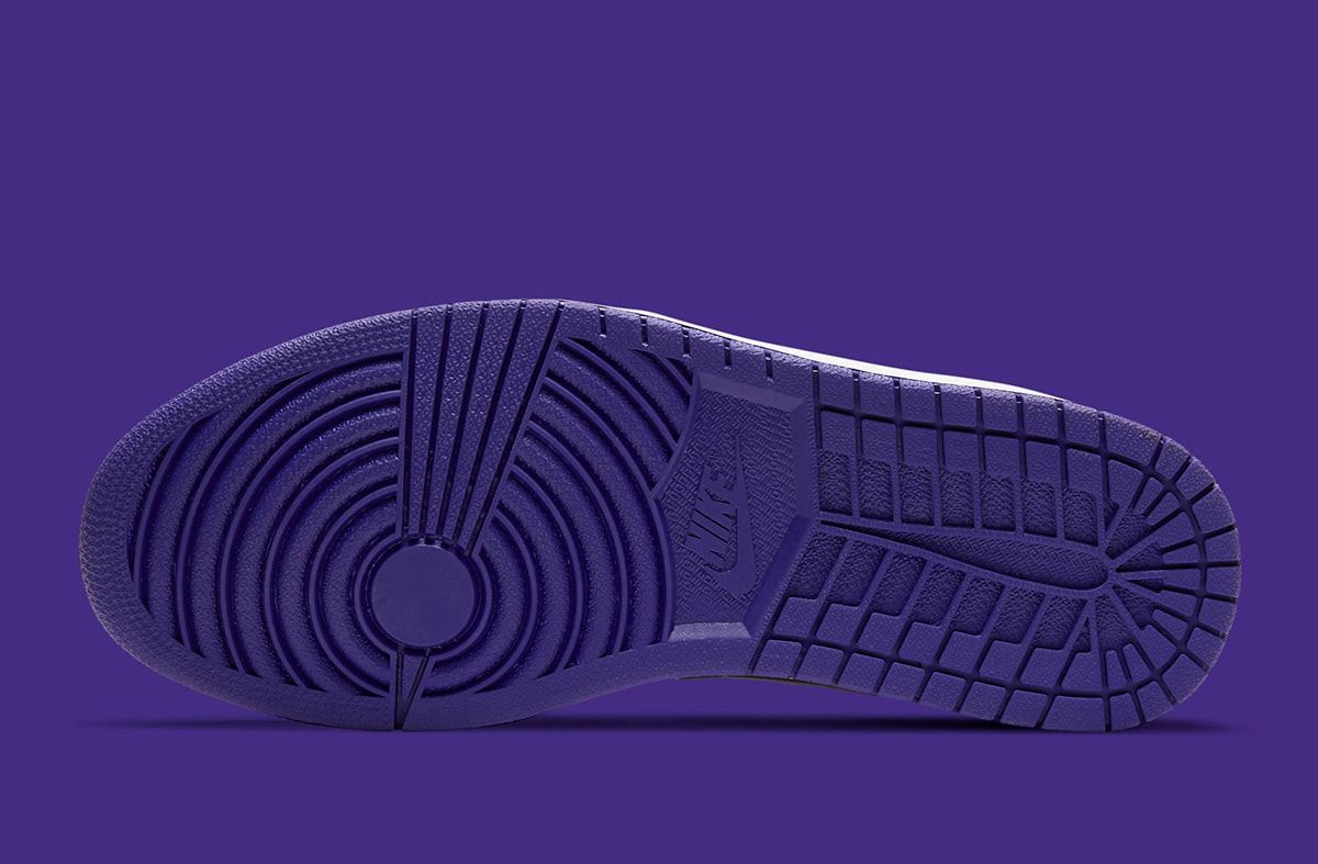 Jordan 1 court purple on sale restock