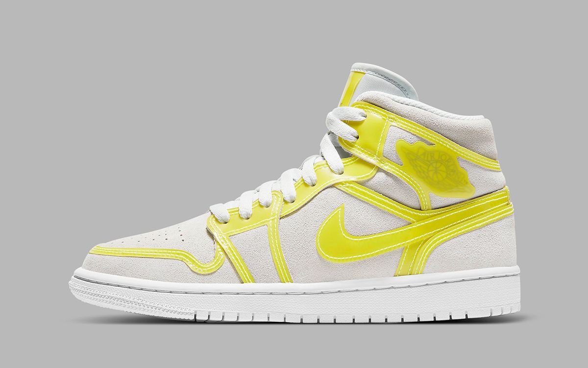 Air Jordan 1 Mid LX “Opti Yellow” Tacks On TPU Trim | House of Heat°