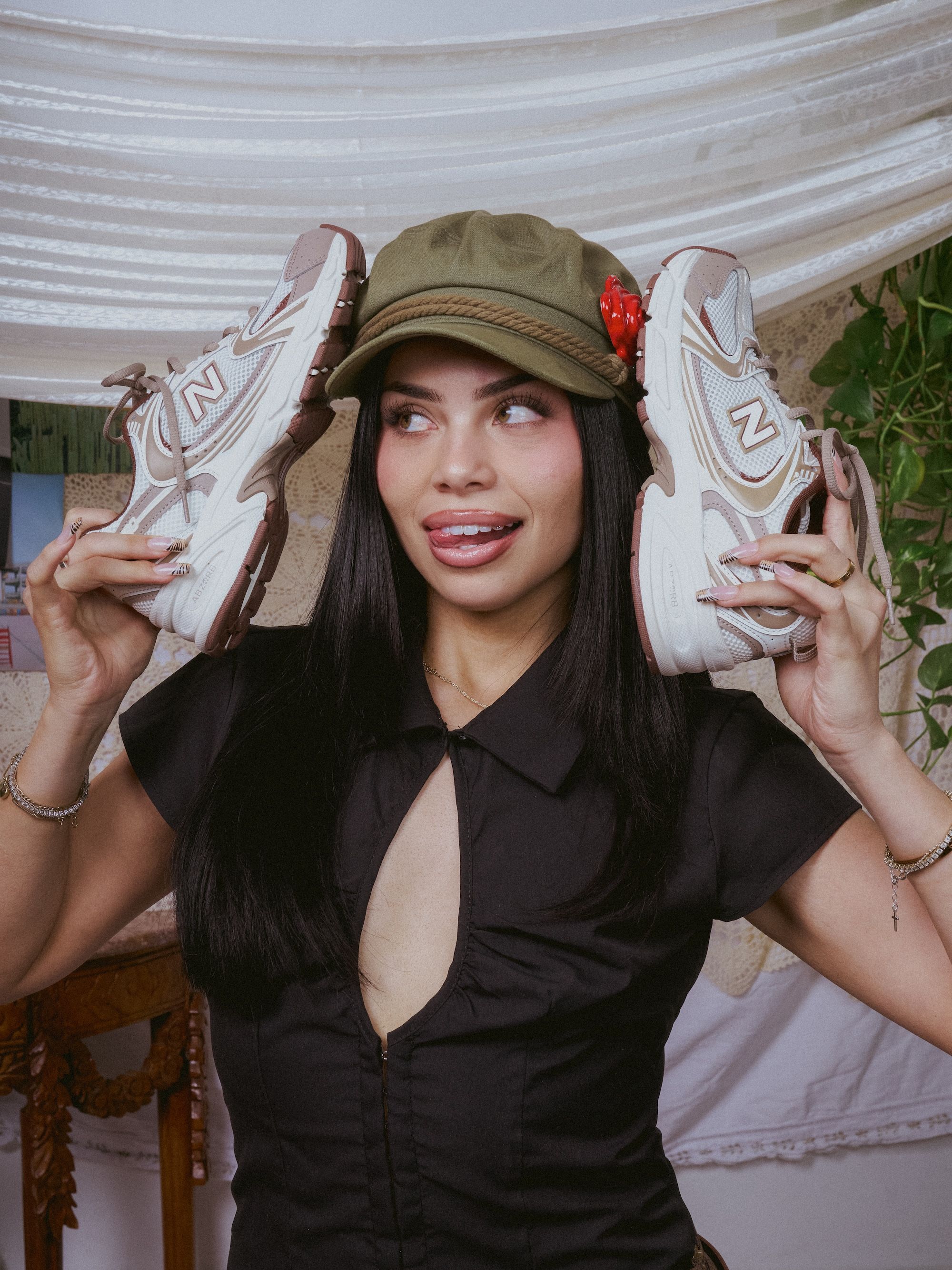 Nails by Analysse Hernandez x New Balance. Photo via Shoe Palace.