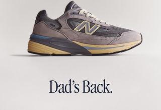 New Balance 990v7 in its debut "Kool Gray/Calcium/Light Arctic Grey" color scheme.