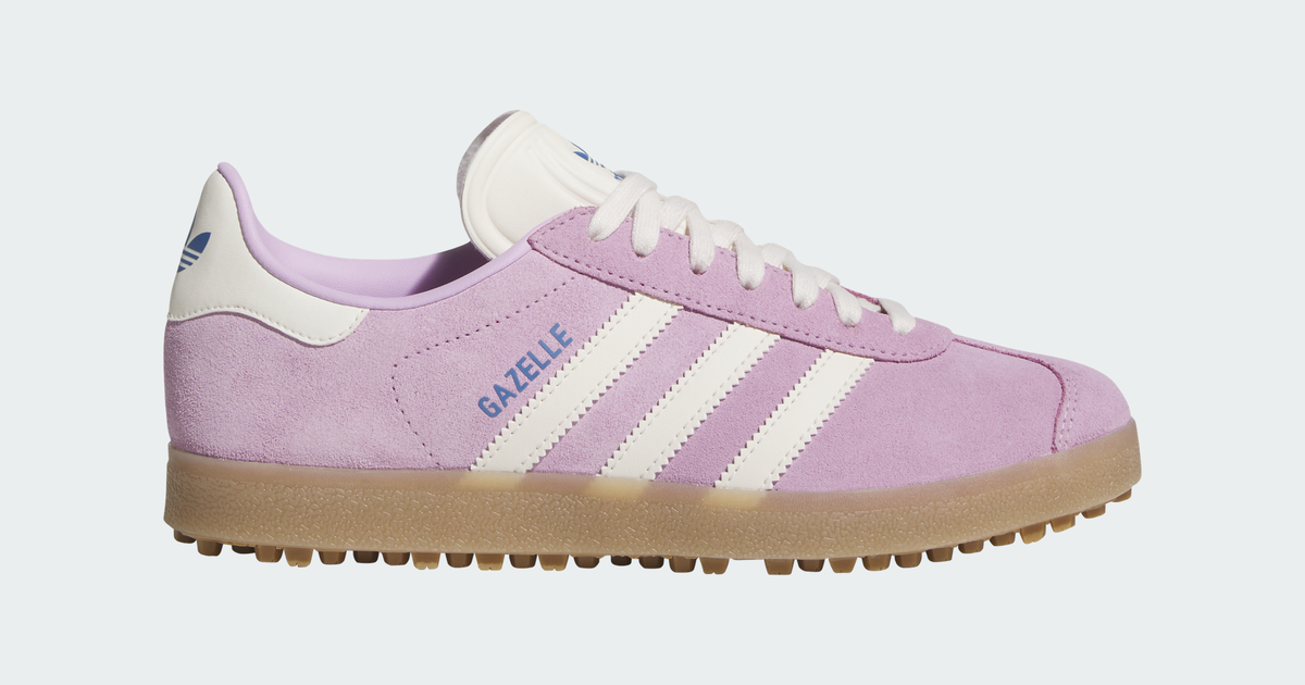 【adidas】GAZELLE SPIKELESS ★JQ7755★パープルレディース The Adidas Gazelle Gets Updated for Golf | House of Heat°