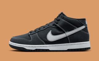 Where to Buy the Nike Dunk Mid “Black Canvas”