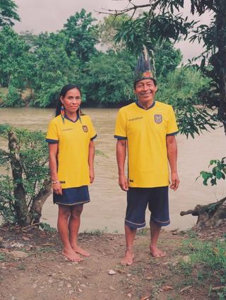 Ecuador 2026 Home Jersey. Photo via Marathon Sports.