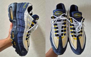 Eric Koston's Nike SB Air Max 95 collab in an "Obsidian" color scheme.