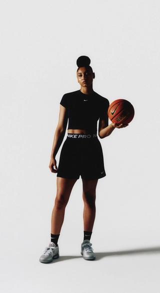 JuJu Watkins wearing her Nike LeBron NXXT Gen design.