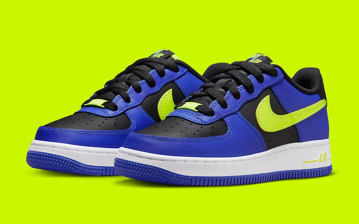 The Air Force 1 Low Appears in Black, Royal and Volt | House