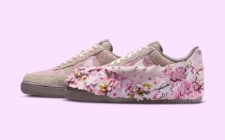 Nike Air Force 1 '07 PRM "Spring Flowers" sneaker.