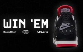 Win the Air Jordan 4 "Bred" With UNLCKD and Kicks Crew
