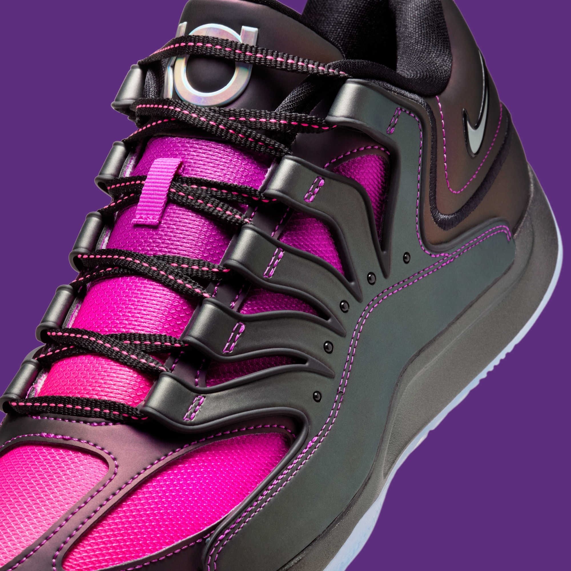 ✔️New✔️ NIKE KD 18 \'Eggplant\' Nike KD 18 Eggplant Purple Basketball Shoes - YouTube main image 4