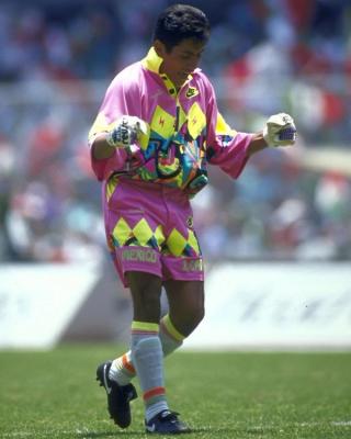 Jorge Campos in the 1990s. Photo via MLS.