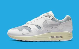 patta nike air max 1 waves white grey DQ0299 100 release date