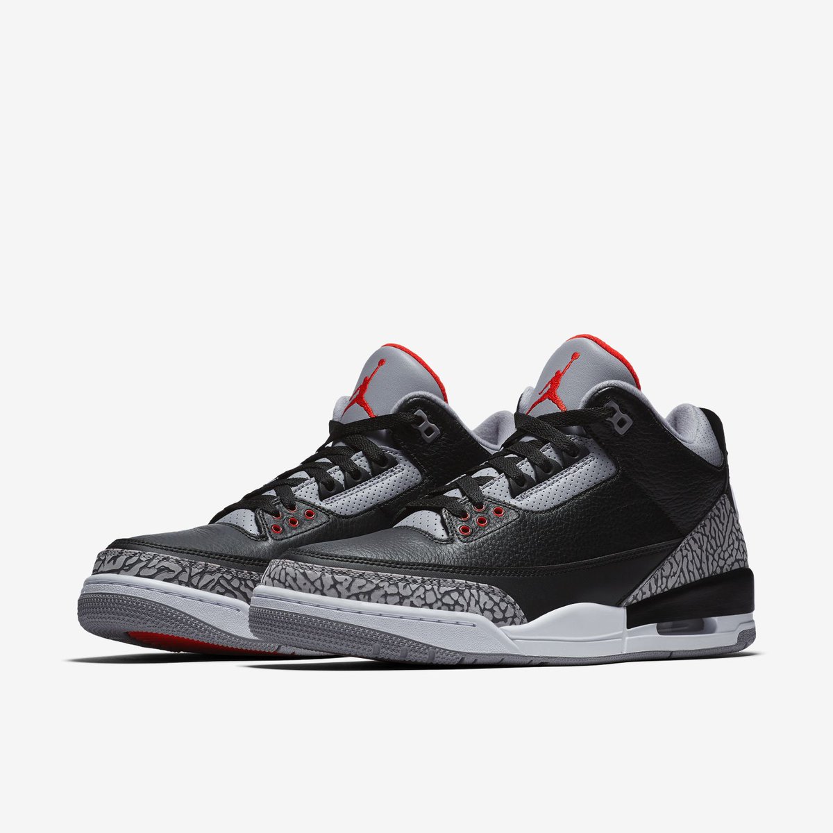 Jordan 3 black 2025 cement release date