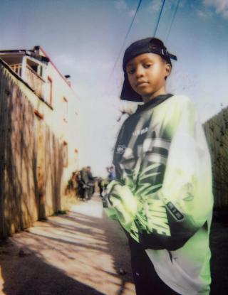 Campaign visual from Baltimore's "City Pack" Air Max 95. Photo via Nike.