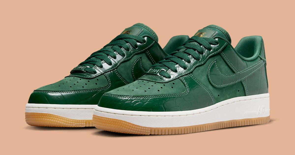 Another Air Force 1 Appears Covered in Patent Croc | House of Heat°