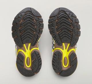 Pharrell x VIRGINIA Adistar Jellyfish "Brown/Yellow" (SKU: KK2889). Photo via adidas.