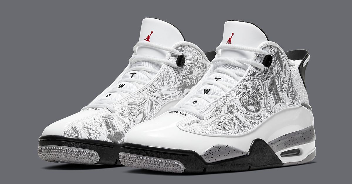 white cement jordan dub zero