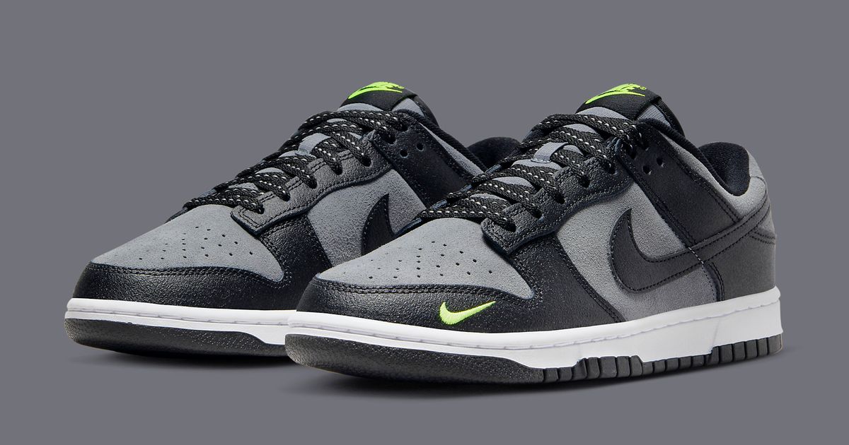 Grey Suede and Textured Leather Lands on the Nike Dunk Low | House of Heat°