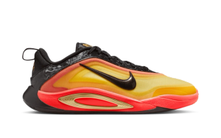 Big Kids' Nike A'One in a "Volt" color scheme.