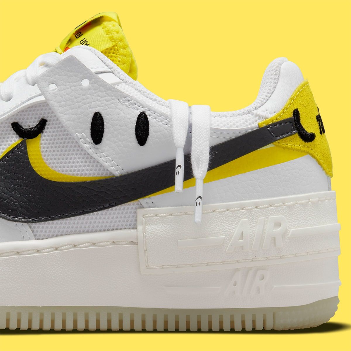 Air force 1 with cheap smiley face