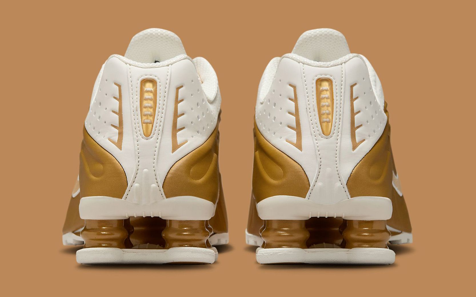 ◆Nike◆ Shax R4 W Soft Pearl llic Gold AR3565010 AR3565 Nike W Shox R4 - Soft Pearl/Metallic Gold AR3565-010 I