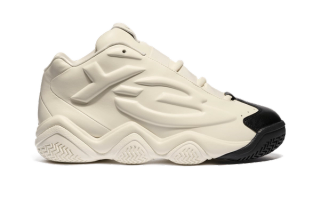 Adidas Y-3 Megaball in an "Off White" color scheme.