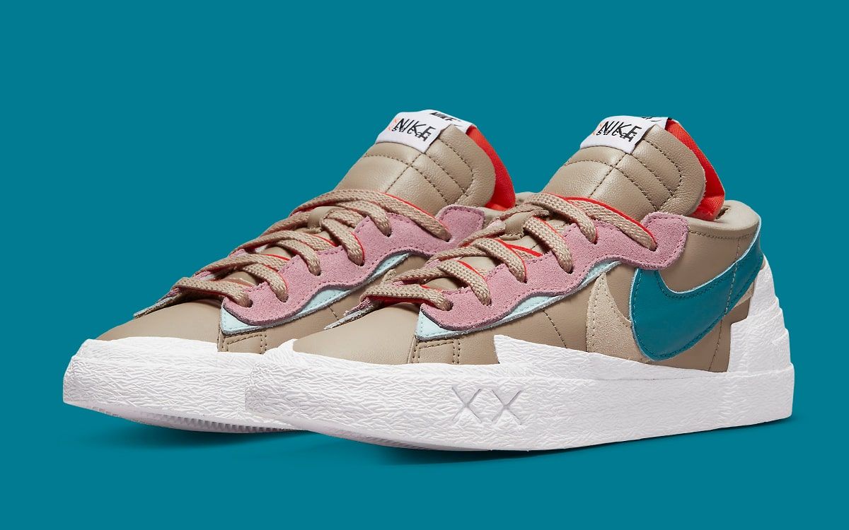 sacai kaws nike blazer low