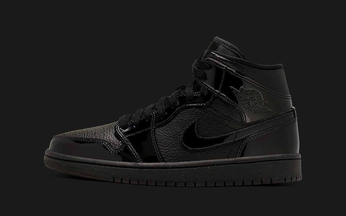Triple Black Ladies-Exclusive Air Jordan 1s Rock Tumbled