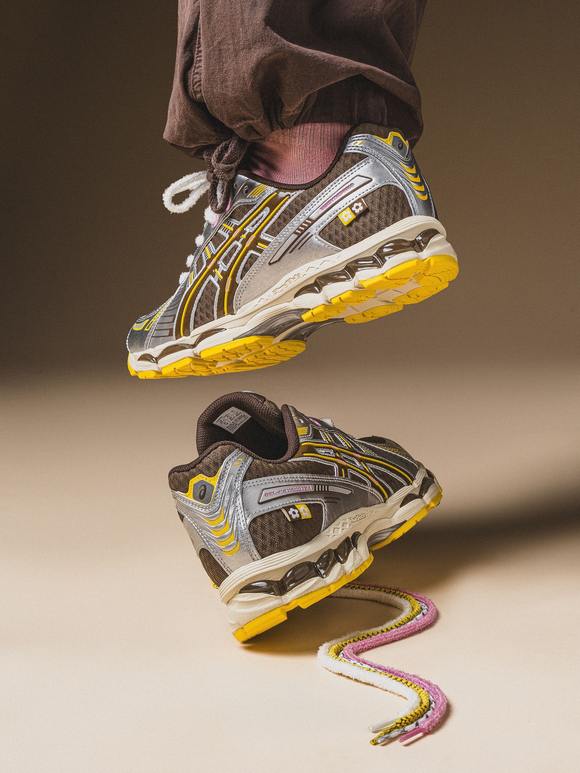 VANDYTHEPINK® x ASICS GEL-KAYANO® 12.1 "Chocolate" Collab. Photo by @ad__sneaks on Instagram.