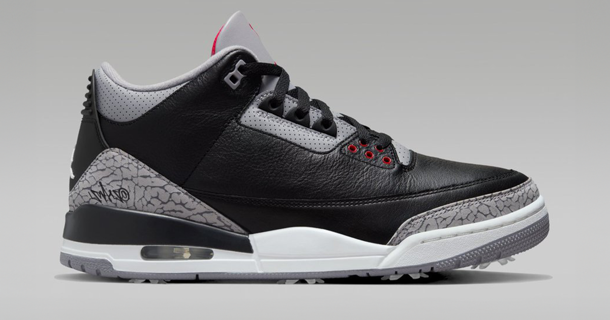 NIKE✨JORDAN✨ゴルフシューズ✨BLACK CEMENT✨25cm MJ's Iconic 