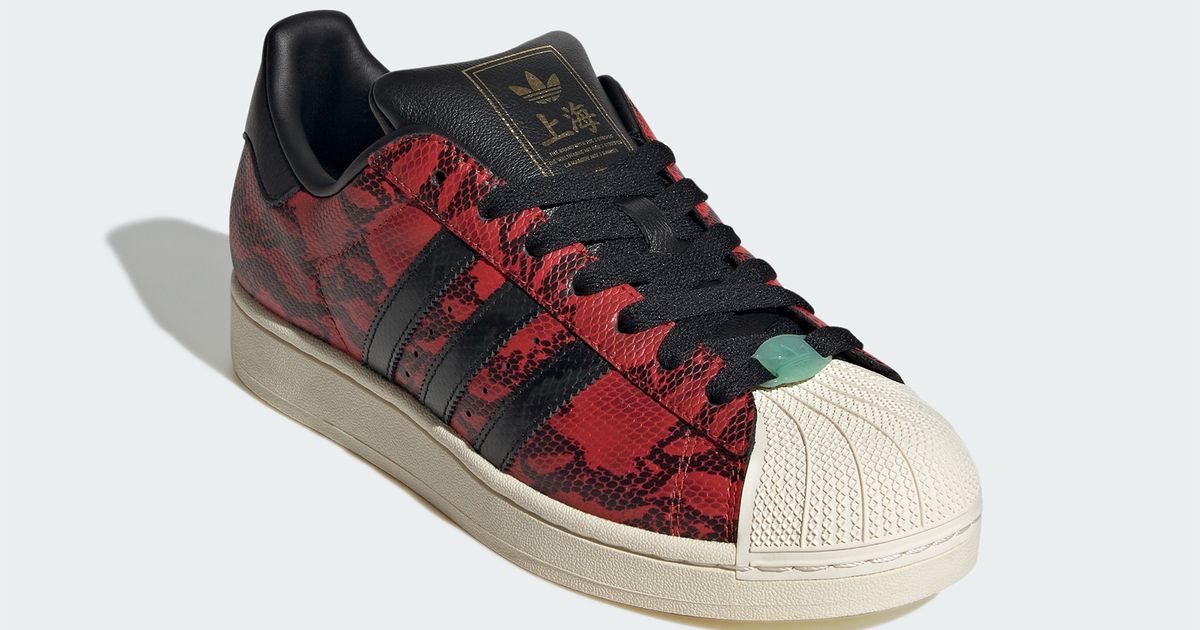 Adidas Celebrates Lunar New Year with a Red Snakeskin Superstar | House of  Heat