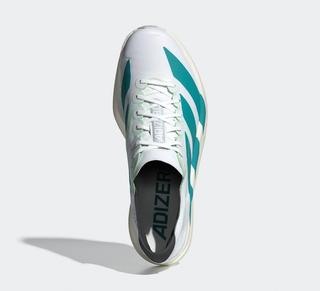 Adidas Adizero Adios Pro 4 White Pulse Teal JR1267 50