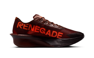 Renegade Running x Nike VaporFly 4 "Brown/Orange" running shoe.