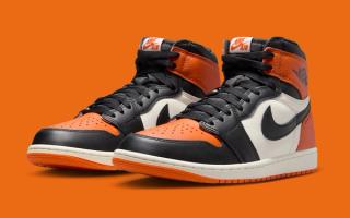 Air Jordan 1 "Shattered Backboard" retro from August 2025.