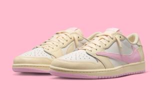 Travis Scott x Air Jordan 1 Low OG "Shy Pink" Releases May 29