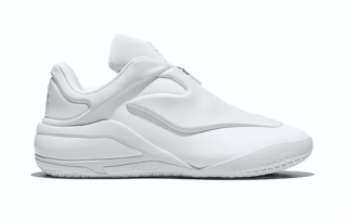 Mock-up of Shai Gilgeous-Alexander's unreleased white Converse SHAI 001 basketball sneaker.