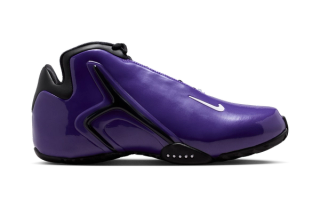 Nike Zoom Hyperflight "Jason Williams" PE retro in a "Varsity Purple/White/Black" color scheme.